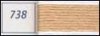 DMC Perle Cotton #8 Tan Very Light 738