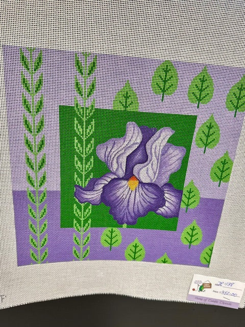 Blue Iris - JP Needlepoint
