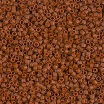 Delica Beads Opaque Sienna Semi-Frosted DB794