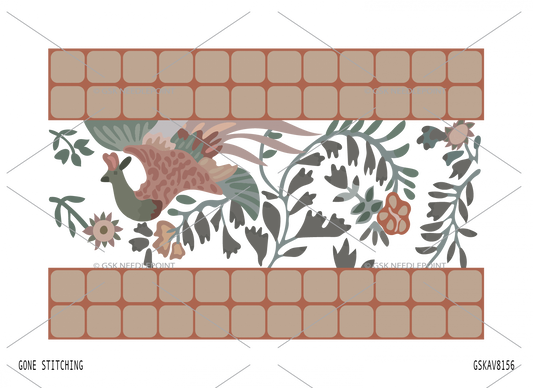 Flowers and a bird