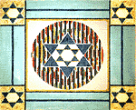 Star in Colorful Circle Tallit