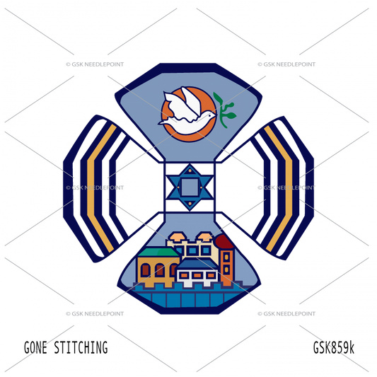 Star of Peace Kippah