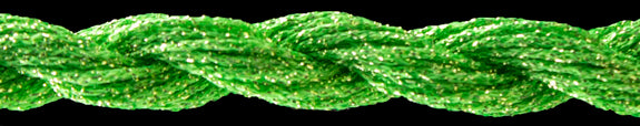 TW71050  Lime Twist #8 Braid Metallic