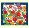 Flower Garden Star of David