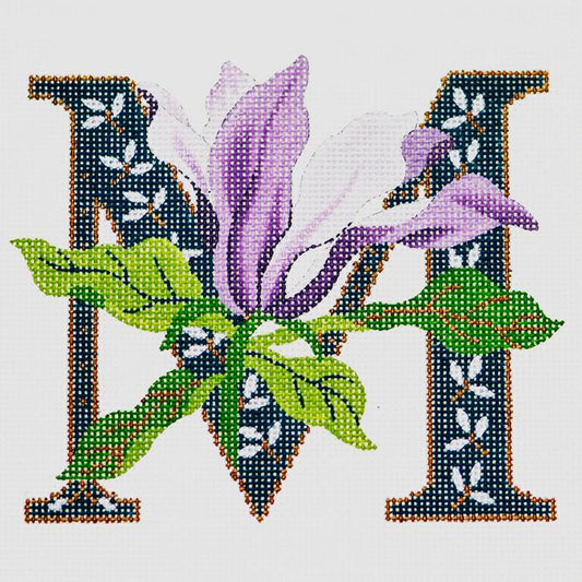 Flower Letters M and Magnolia