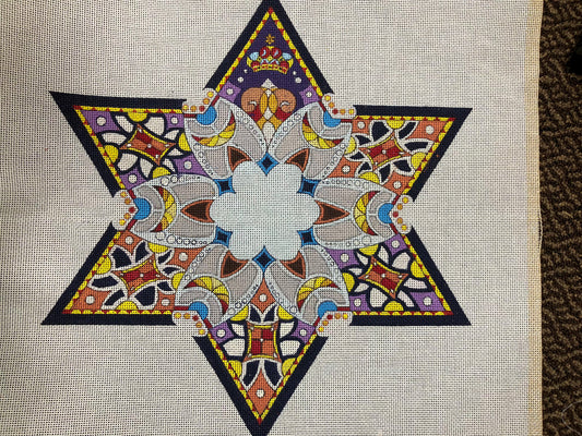 Purple and Green Tallit