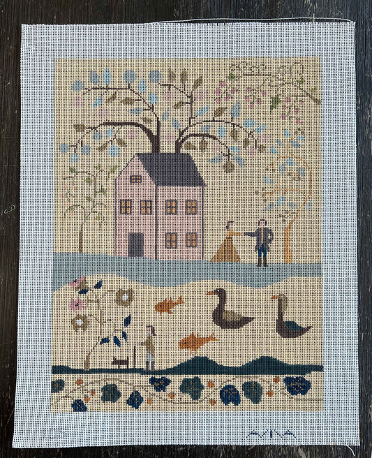 Vintage Aviva Canvas - Country Kitch #1