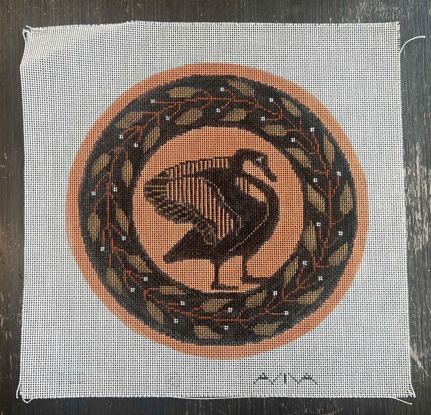 Vintage Aviva Canvas - Roman Coin #2