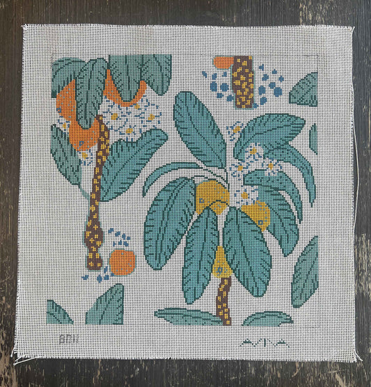 Vintage Aviva Canvas - Oranges #2