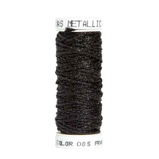 Au Ver a Soie Black Metallic Braid #16 005HL