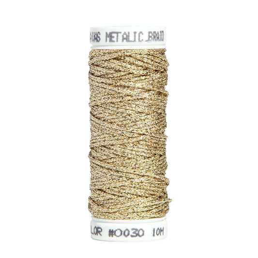 Au Ver a Soie  Gold Metallic Braid #16 030