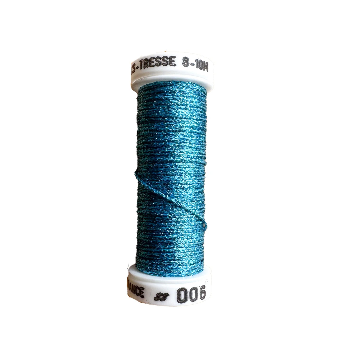 Au Ver a Soie Blue Metallic Braid #16 006