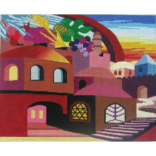 Holy Land Tallit from Bracha Lavee