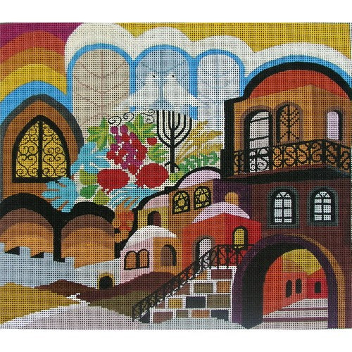 Arches and Windows Tallit from Bracha Lavee