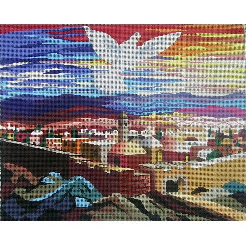 Year of the Dove Tallit from Bracha Lavee