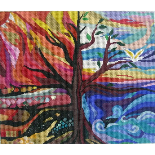 Four Elements Tallit by Bracha Lavee
