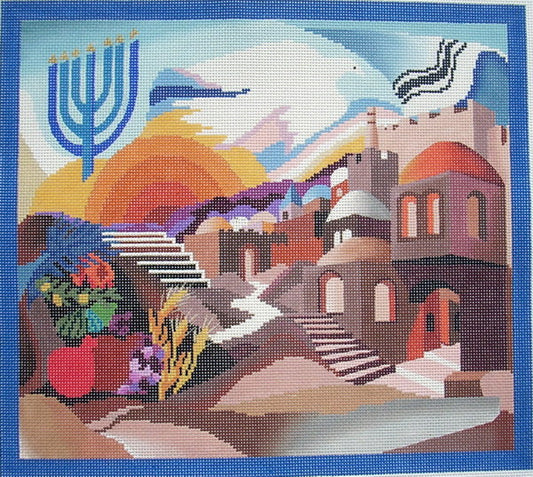 Pray for the Peace of Jerusalem Tallit