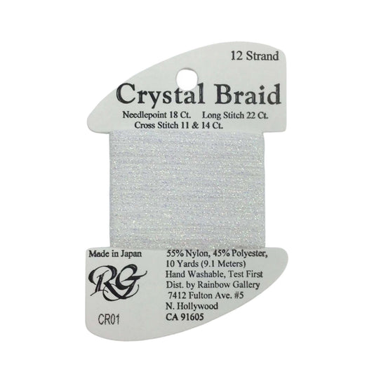 Crystal Braid White Pearl 01