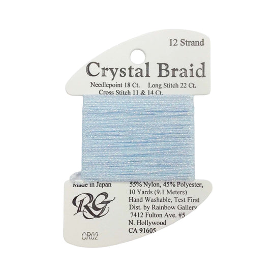 Crystal Braid Baby Blue Pearl 02
