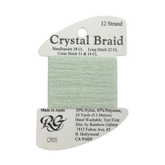 Crystal Braid Mint Green Pearl 05