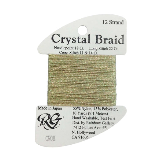 Crystal Braid Old Gold Pearl 08