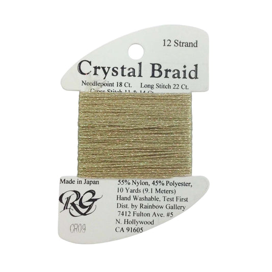 Crystal Braid Vatican Gold Pearl 09