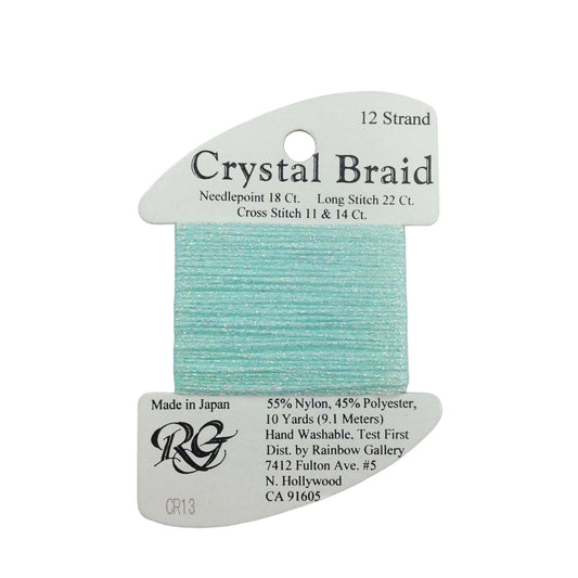 Crystal Braid Aqua Pearl 13