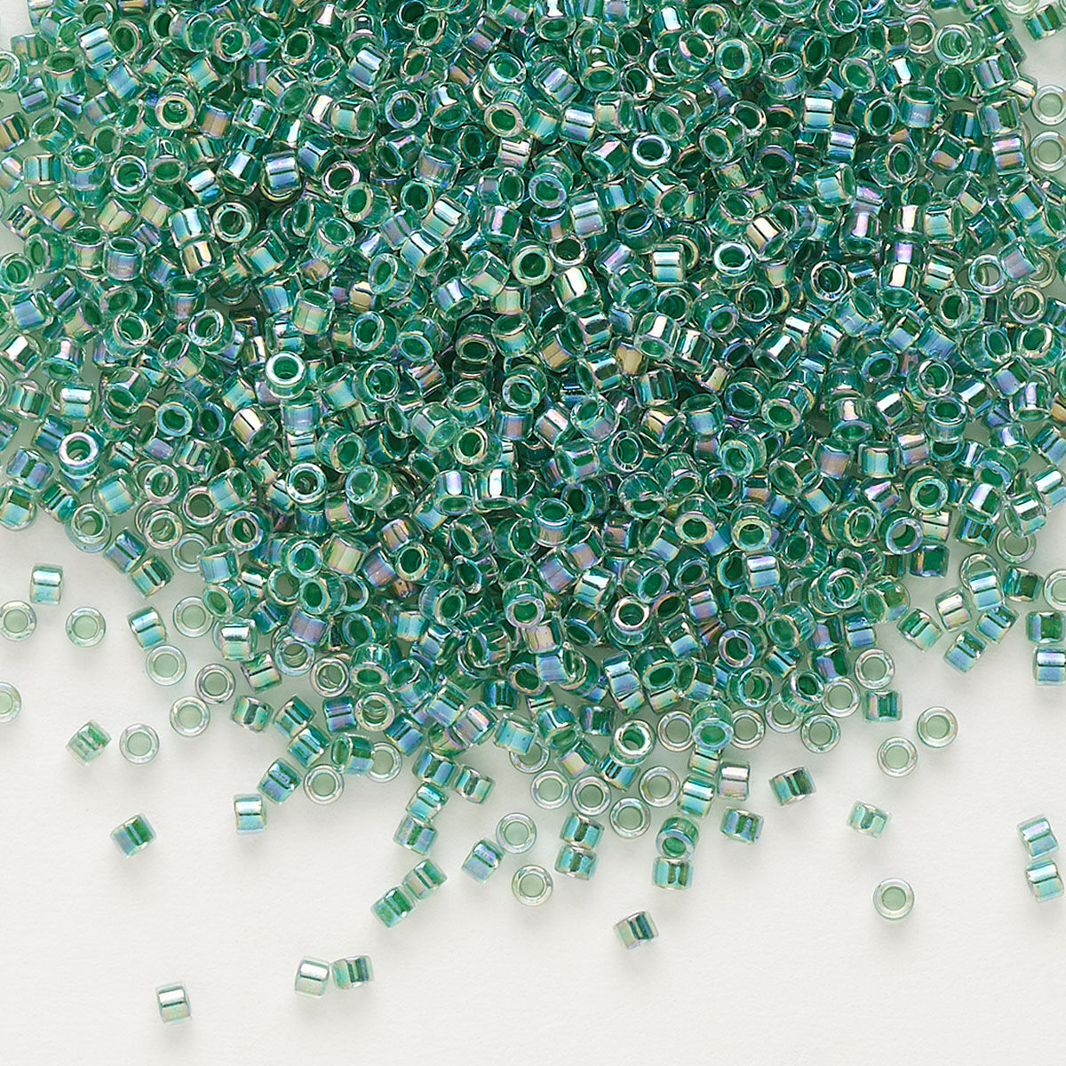 Delica Beads Gunmetal Iris DB006