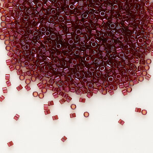 Delica Bead Transparent Garnet Gold Luster DB105