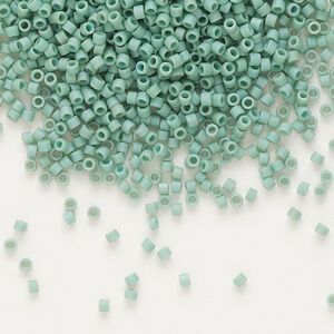 Delica Beads  Opaque Light Sage Glazed Luster Matte DB374