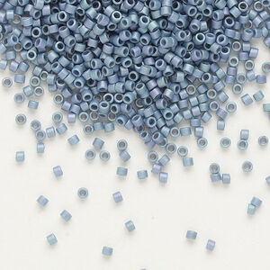 Delica Bead Opaque Denim Gold Luster Matte DB376