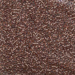 Delica Beads Copper Lined Crystal DB037