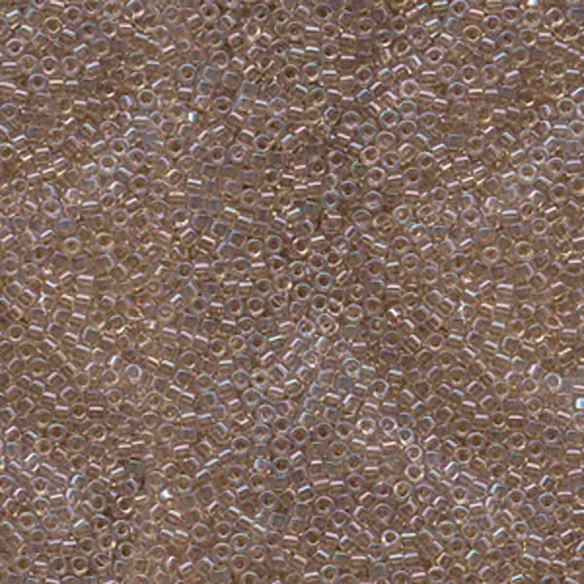 Delica Bead Taupe Lined Crystal Ab DB064