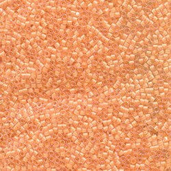 Delica Bead Transparent Color Lined Light Peach DB067