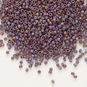 Delica Beads Opaque Plum Matte DB884