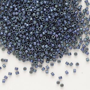 Delica Beads Opaque Metallic Blueberry Luster Matte DB1052