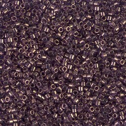 Delica Bead Lavender Blue Gold Luster DB117