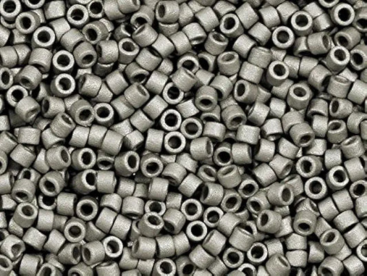 Delica Beads Matte Metallic Silver DB321