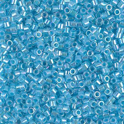 Delica Bead Aqua Lined Crystal Ab DB057