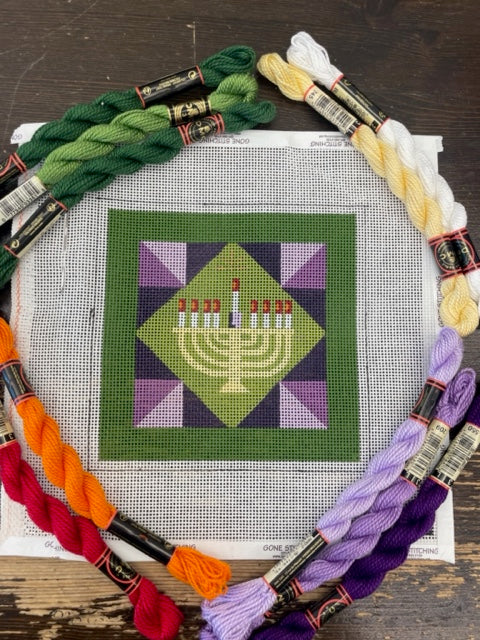 Menorah Kit with threads Beginner kit