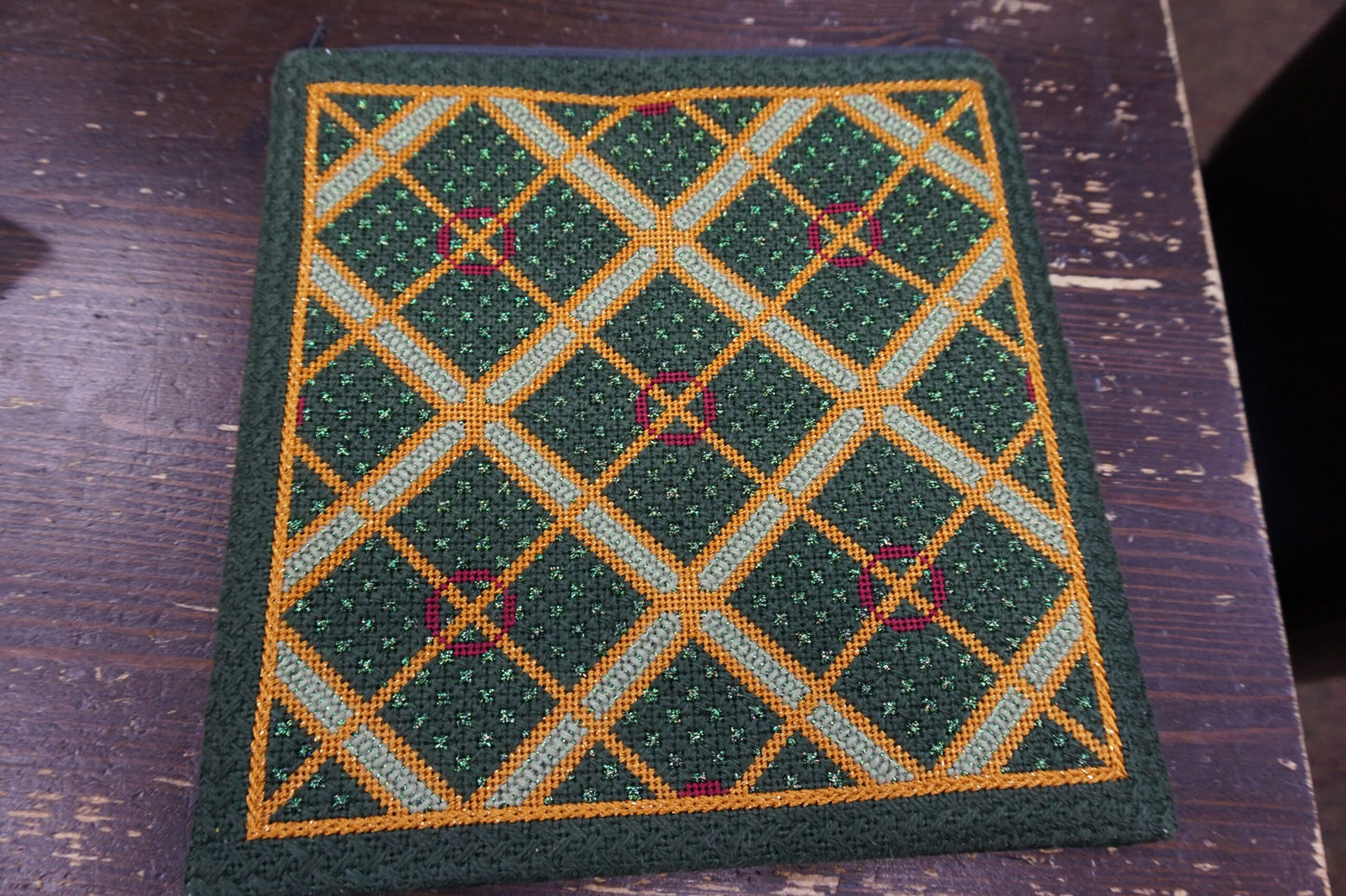 Green Diamond Tefillin or Pillow