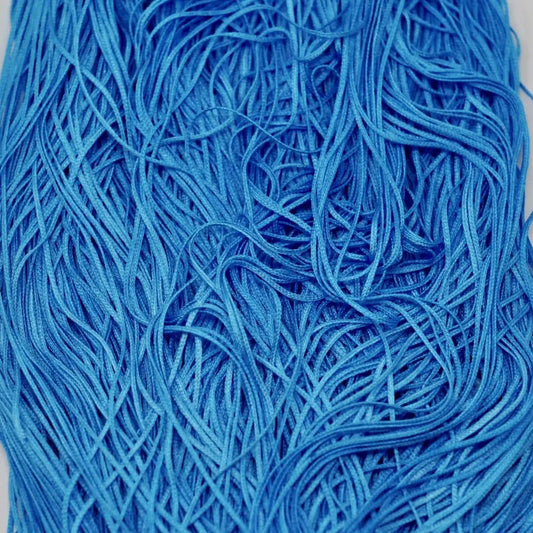 T0128 Skye Fire Blue Soie Tissée