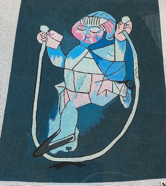 Picasso Pink Girl Jump Rope