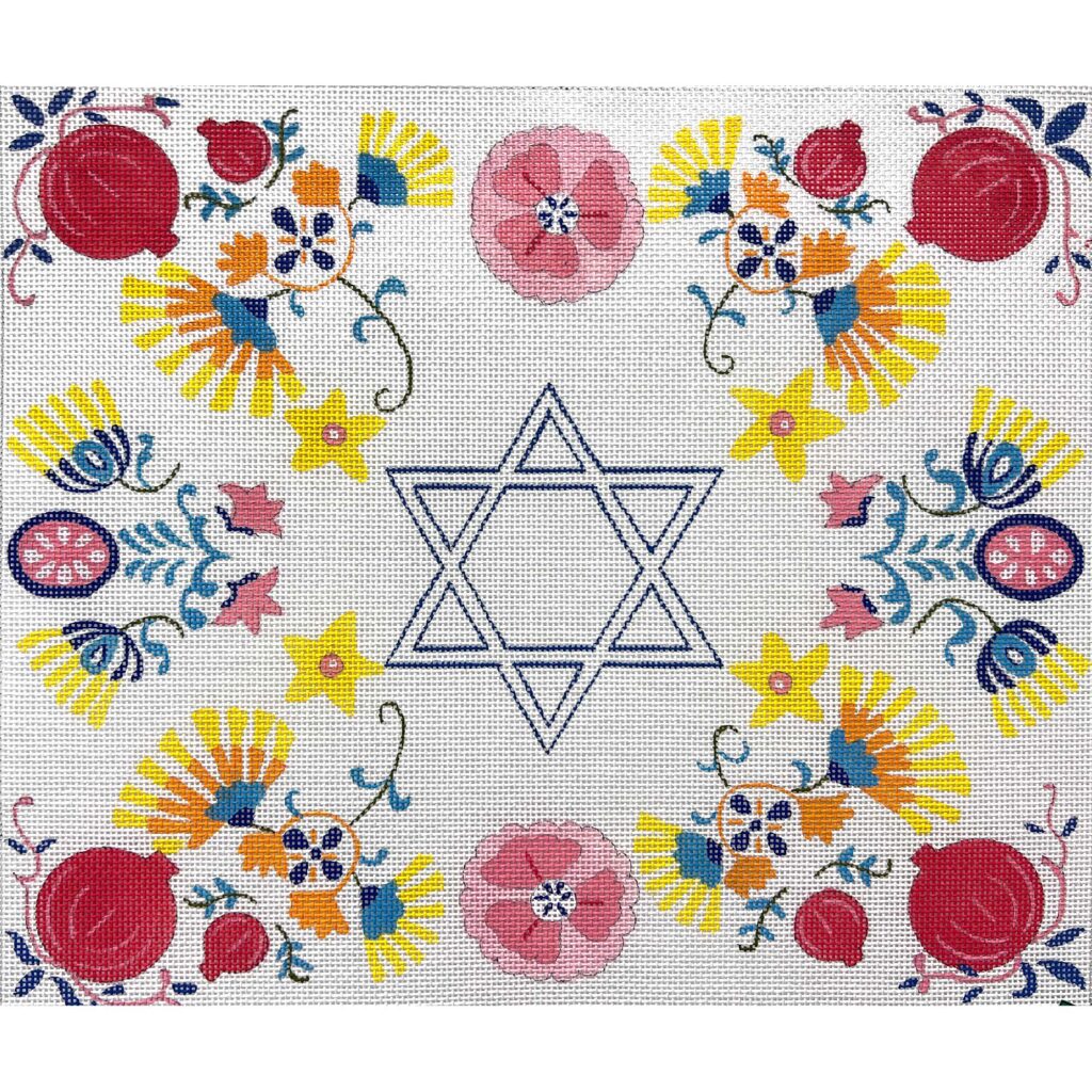 Pomegranate and Flowers Tallit
