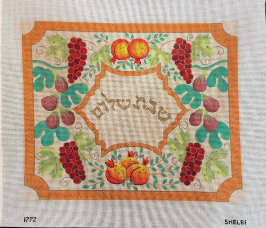 Shelbi Challah Cover with Grapes #2