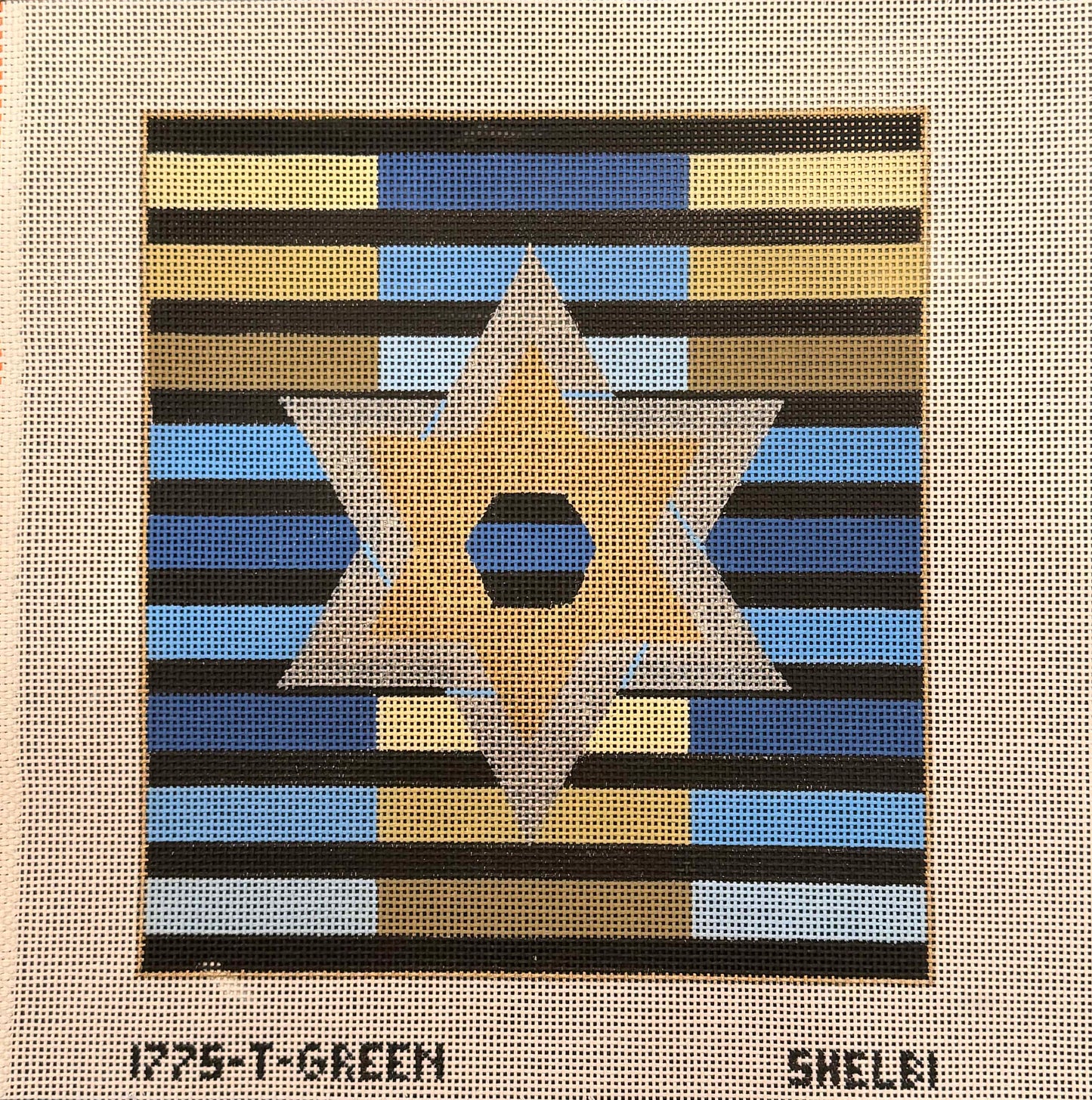 Stars with Stripes - Blue and Green