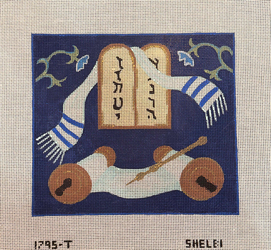 Tablet and Scroll Tallit by Shelbi