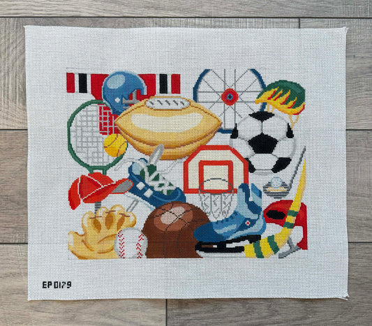 Sports Equipment Tallit by Susan Roberts