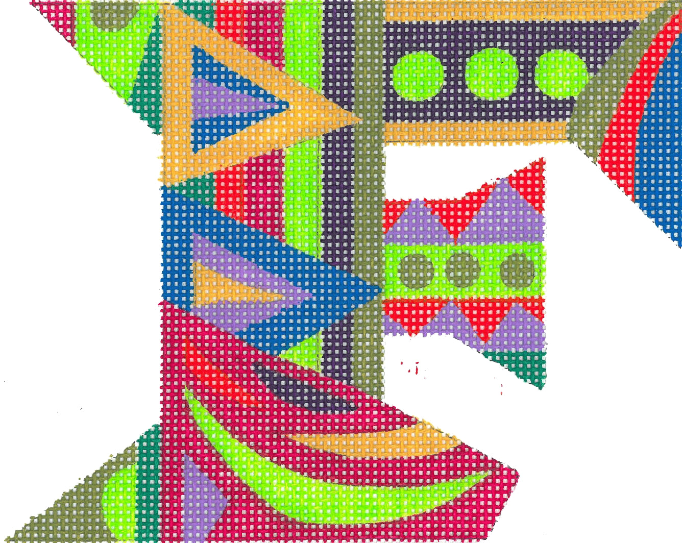 Designer Inspired Initials Letter F