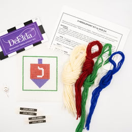 Children's Beginner Kit of a Dreidel Kit.